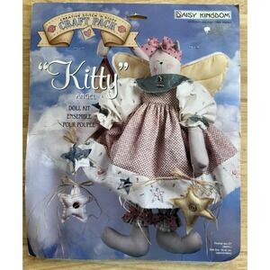 Daisy Kingdom 23" KITTY ANGEL Doll‎ Kit Fabric Panel & Instructions Home Decor